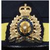 Image 2 : #390 1973 RCMP OFFICERS VISOR CAP WITH BADGE