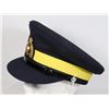 Image 3 : #390 1973 RCMP OFFICERS VISOR CAP WITH BADGE