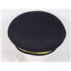 Image 4 : #390 1973 RCMP OFFICERS VISOR CAP WITH BADGE