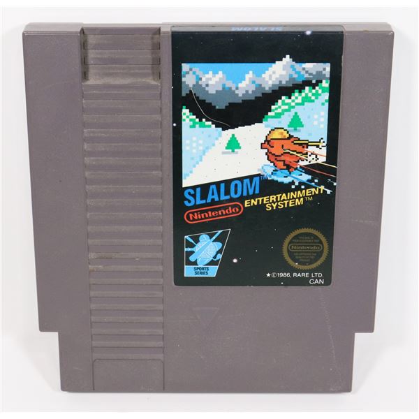 #457 NINTENDO NES GAME SLALOM