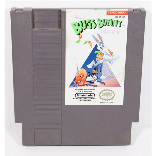 #459 NINTENDO NES GAME BUGS BUNNY CRAZY CASTLE