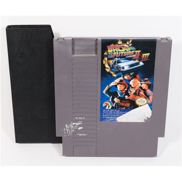 #460 NES GAME BACK TO THE FUTURE PART II & III W/