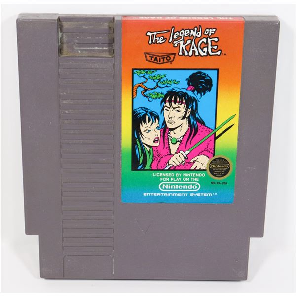 #467 NINTENDO NES GAME THE LEGEN OF KAGE