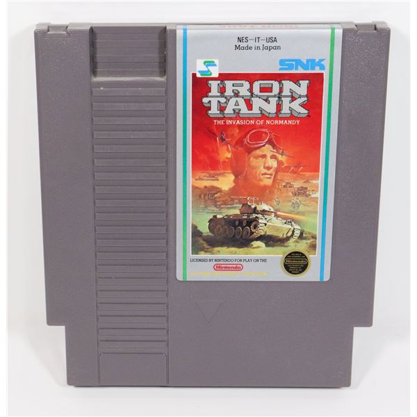 #472 NINTENDO NES GAME IRON TANK