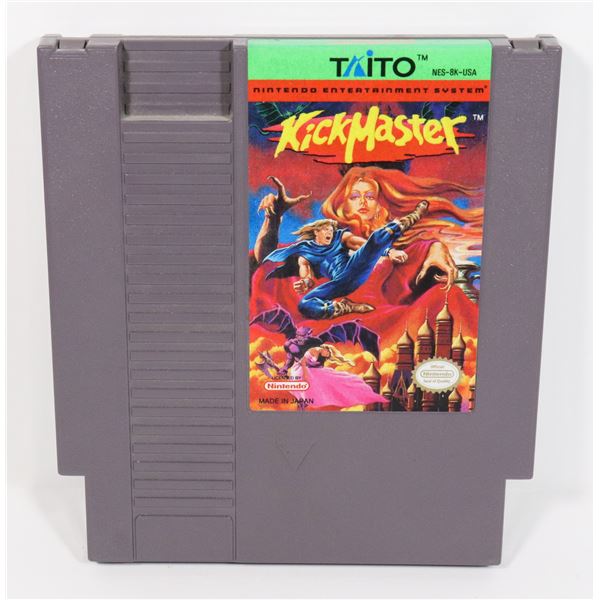 #476 NINTENDO NES GAME KICK MASTER