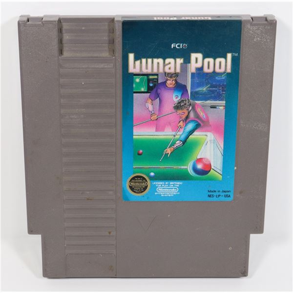 #479 NINTENDO NES GAME LUNAR POOL
