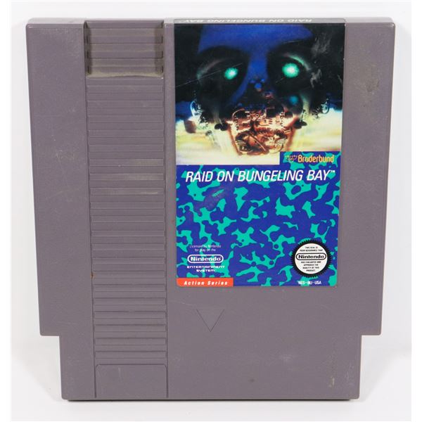 #481 NINTENDO NES GAME RAID ON BUNGELING BAY