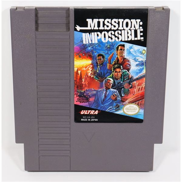 #483 NINTENDO NES GAME MISSION: IMPOSSIBLE