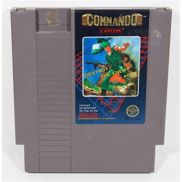 #486 NINTENDO NES GAME CAPCOM COMMANDO