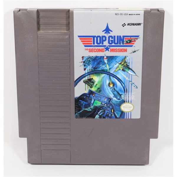 #488 NINTENDO NES GAME TOP GUN THE SECOND MISSION