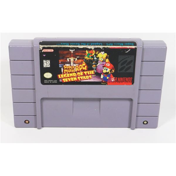 #492 SNES SUPER NINTENDO GAME SUPER MARIO RPG