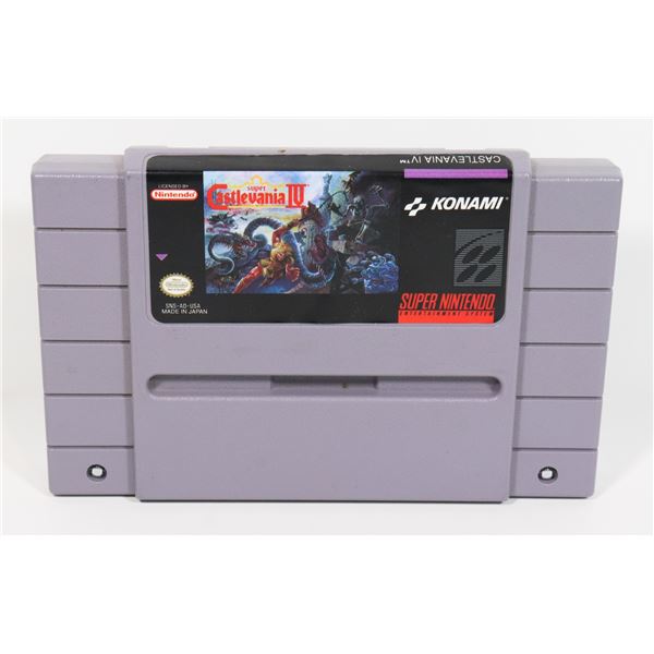 #493  NINTENDO SNES GAME SUPER CASTLEVANIA IV
