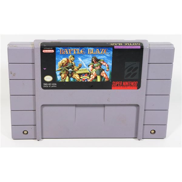 #496 SUPER NINTENDO SNES GAME BATTLE BLAZE