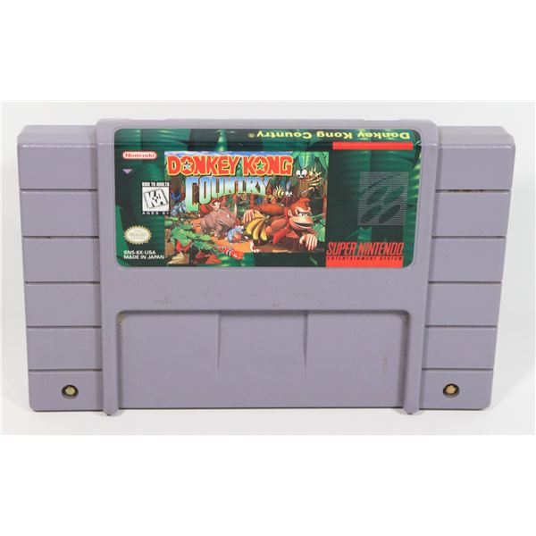 #500 NINTENDO SNES GAME DONKEY KONG COUNTRY