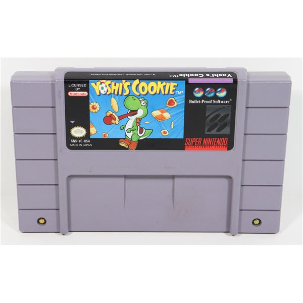 #504 SUPER NINTENDO SNES GAME YOSHI'S COOKIE