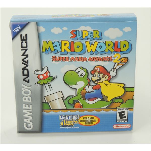 #557 CIB GBA GAME BOY ADVANCE SUPER MARIO WORLD