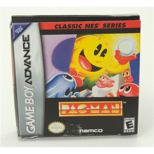 #560 CIB GBA GAME BOY ADVANCE CLASSIC NES PAC-MAN
