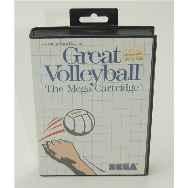 #566 CIB SEGA MASTER SYSTEM GREAT VOLLEYBALL