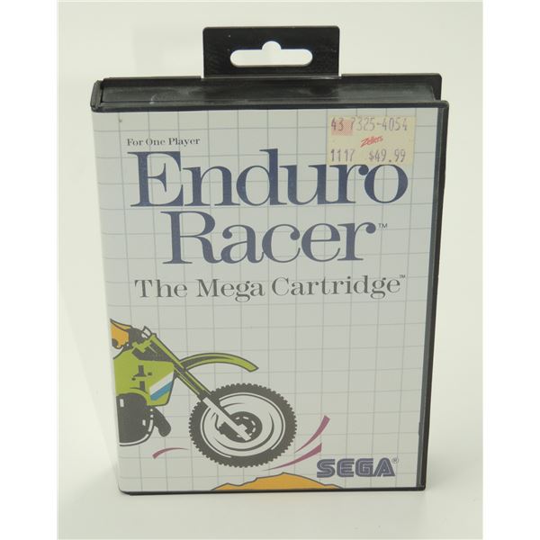 #567 CIB SEGA MASTER SYSTEM GAME ENDURO RACER
