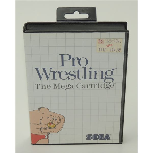 #573  CIB SEGA MASTER SYSTEM GAME PRO WRESTLING