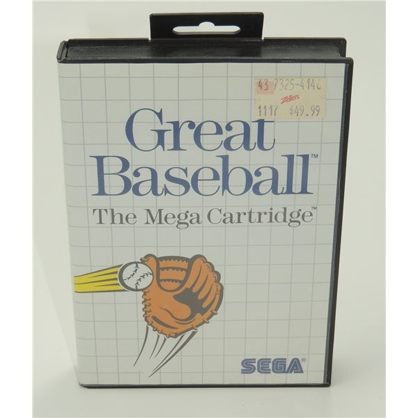 #576 SEGA MASTER SYSTEM GAME GREAT BASEBALL