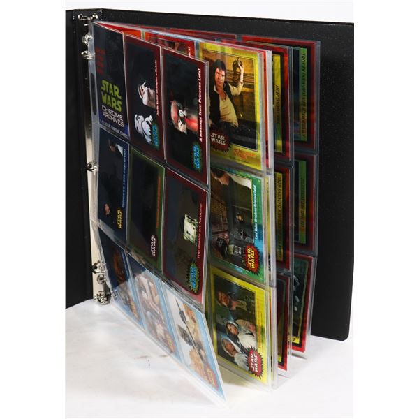#596 TOPPS CHROME ARCHIVES STAR WARS 1-90 FULL SET