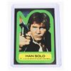 Image 1 : #599 1977 STAR WARS TOPPS CARD STICKER #3 HAN SOLO