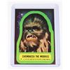 Image 1 : #600 1977 STAR WARS TOPPS CARD #4 CHEWBACCA