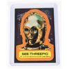 Image 1 : #601 1977 STAR WARS TOPPS CARD #5 SEE-THREEPIO