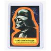 Image 1 : #603 1977 STAR WARS TOPPS CARD #7 LORD DARTH VADER