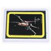 Image 1 : #607 1977 STAR WARS TOPPS CARD #11 X-WING FIGHTER