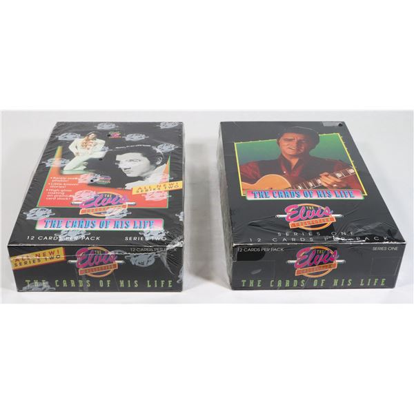 #664 SEALED ELVIS CARDS OF HIS LIFE SET #1+#2 1992