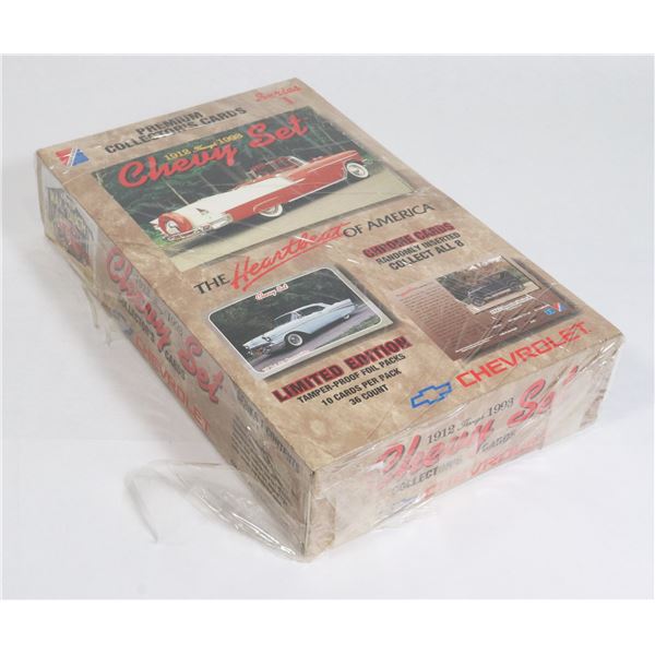 #667 SEALED  CHEVY SET CHEVROLET CARDS BOXED
