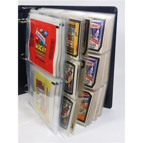 #670 VINTAGE WACKY PACKAGES LOT 1970S 1980S CARDS