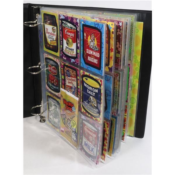 #676 WACKY PACKAGES CARD LOT MULTIPLE SERIES