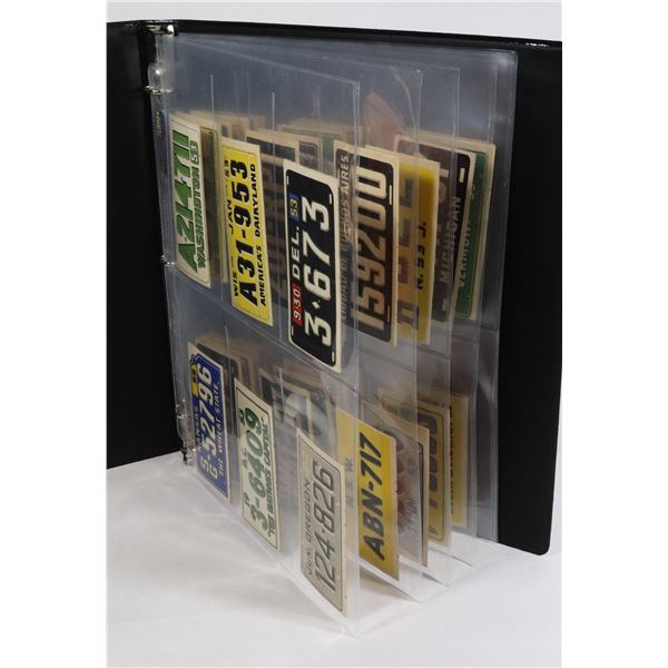 #695 1953 TCG TOPPS LOT OF 58 LICENSE PLATE CARDS