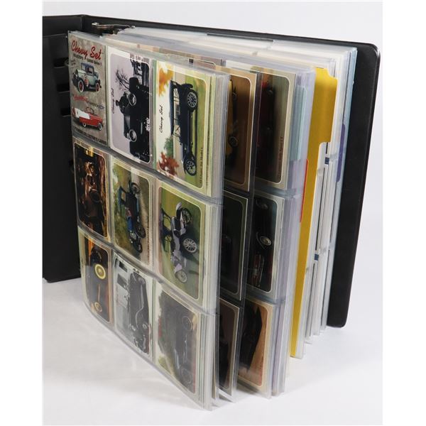 #703  GIANT CARD LOT VINTAGE CARS AND SPORTS CARDS