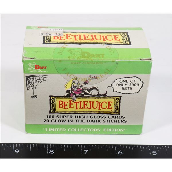 #739 1 OF 3000 BEETLEJUICE CARDS GLOW IN THE DARK
