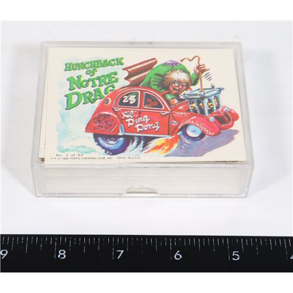 #745 TOPPS 1980 WEIRD WHEELS STICKER CARDS FULLSET