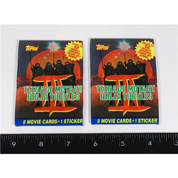 #748 TOPPS TEENAGE MUTANT NINJA TURTLES III CARDS