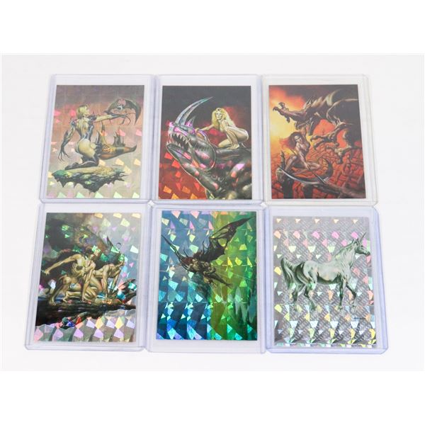 #762 BORIS WITH JULIE LOT OF 6 CARDS 1996 ARTWORK