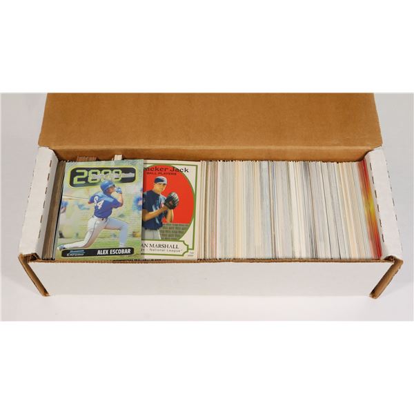 #764 LARGE LOT MLB BASEBALL CARDS BOXED ASSORTED
