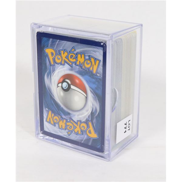 #771 POKÉMON CARD LOT IN PLASTIC CASE