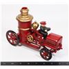 Image 1 : #809 MODERN CAST IRON FIRE ENGINE TOY PAINTED