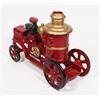 Image 2 : #809 MODERN CAST IRON FIRE ENGINE TOY PAINTED
