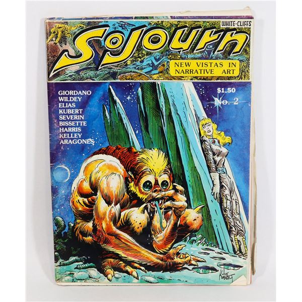 #840 WHITE-CLIFFS COMICS SOJOURN #2 SEPT 1977 BIG