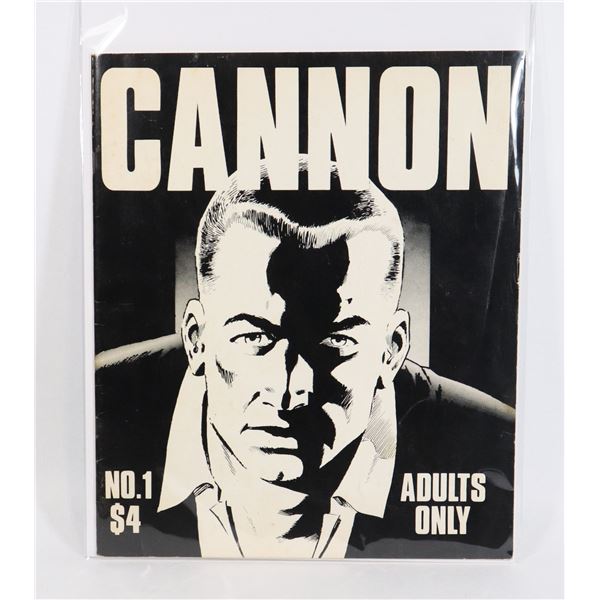 #843 CANNON #1 ADULT COMIC BOOK 1979 GIANT SIZE
