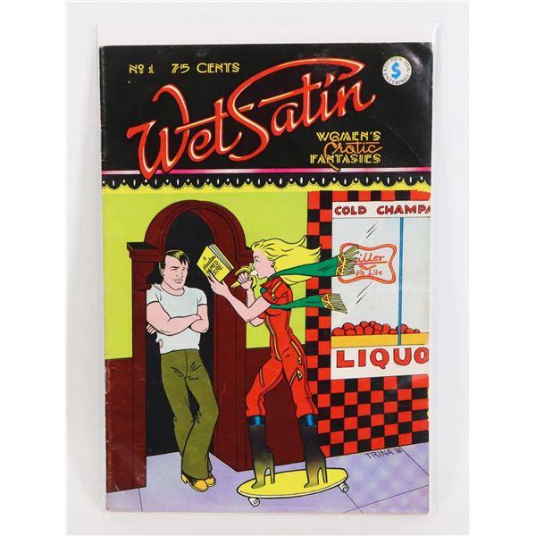 #849 KITCHEN SINK COMICS WET SATIN #1 1976 COMIX