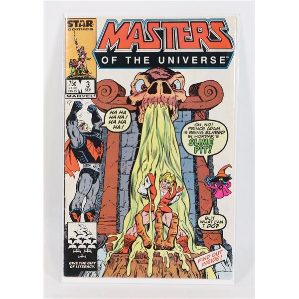 #875 STAR COMICS MASTERS OF THE UNIVERSE #3 1986