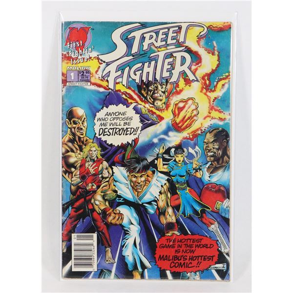 #878 MALIBU COMICS STREET FIGHTER #1 AUGUST 1993